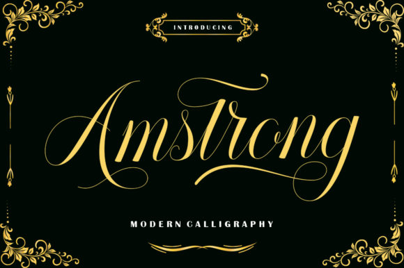 Amstrong: A Handwritten Font for Modern Design