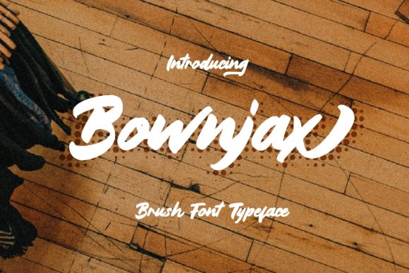 Bownjax: A Modern Script Font for Crafters