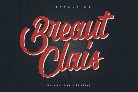 Breaut Clais: A Bold Handwritten Font for Business