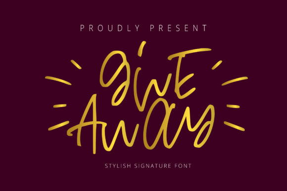 Give Away Font for Business
