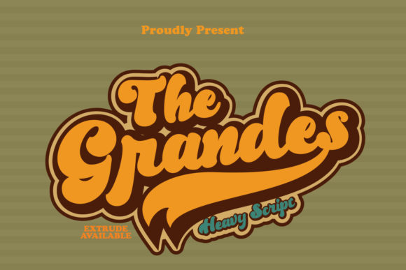 Grandes: A Vintage Script Font for Editorial Design