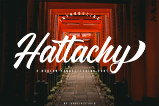 Hattachy Modern Handlettering Font