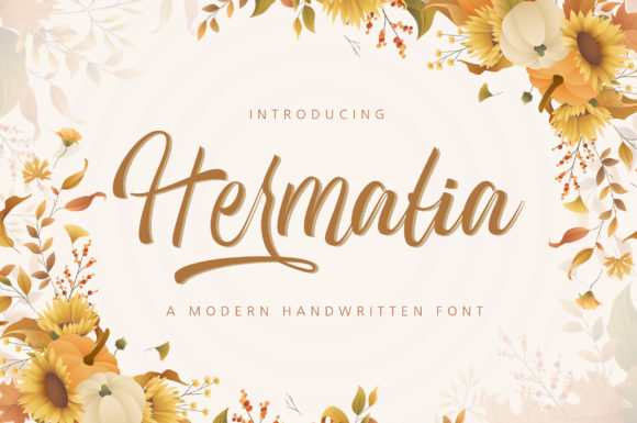Hermalia: Elegant Script Font for Crafters