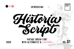 Historia Font: Sweet Script for Creative Projects
