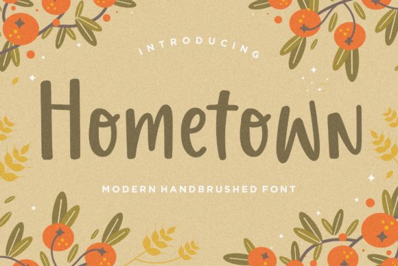 Hometown: A Handwritten Font for Creative Makers