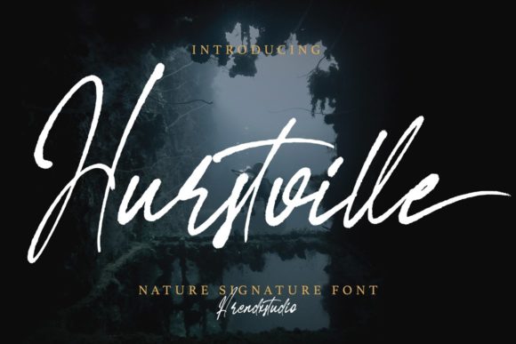 Hurstville: A Handwritten Font for Creative Web Design