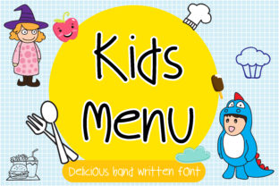 Kids Menu: A Fun Font for Creative Campaigns