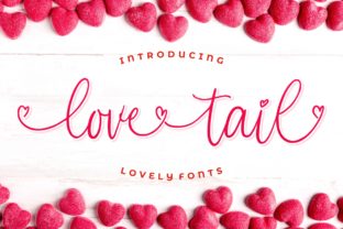 Love Tail Font: Romantic Script for Editorial Design