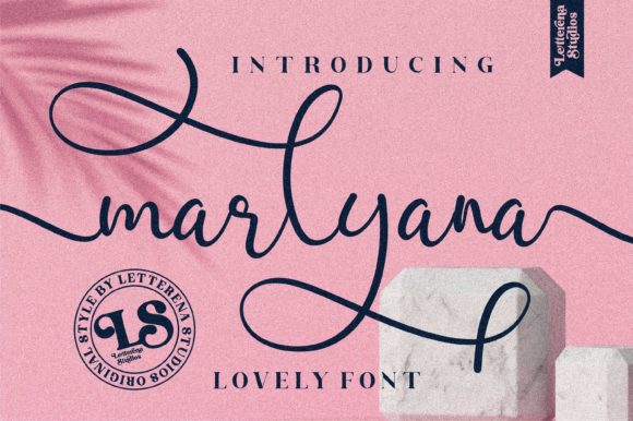 Marlyana: A Handwritten Font for Elegant Design
