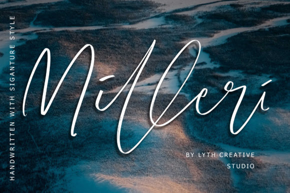 Milleri: A Handwritten Font for Elegant Design