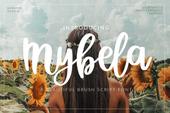 Mybela: A Beautiful Brush Script Font