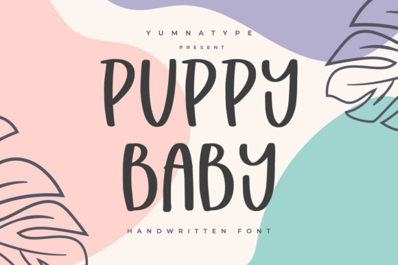 Puppy Baby Font: A Cute Handwritten Typeface