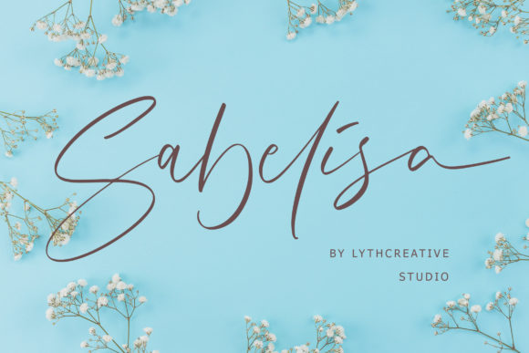 Sabelisa: A Script Font for Creative Campaigns