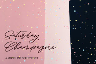 Saturday Champagne Font