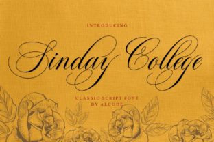 Sinday College: A Delicate Script for Elegant Design